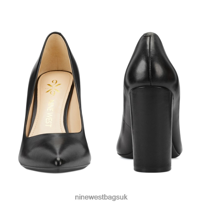 Nine West Astoria 9x9 Pumps RFX40B1466 - Nine West Sandals UK Black Leather