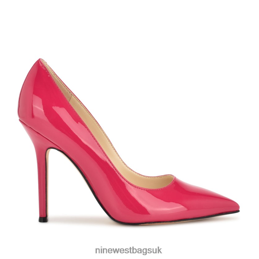 Nine West Bliss Pointy Toe Pumps RFX40B1261 - Nine West UK Magenta Patent