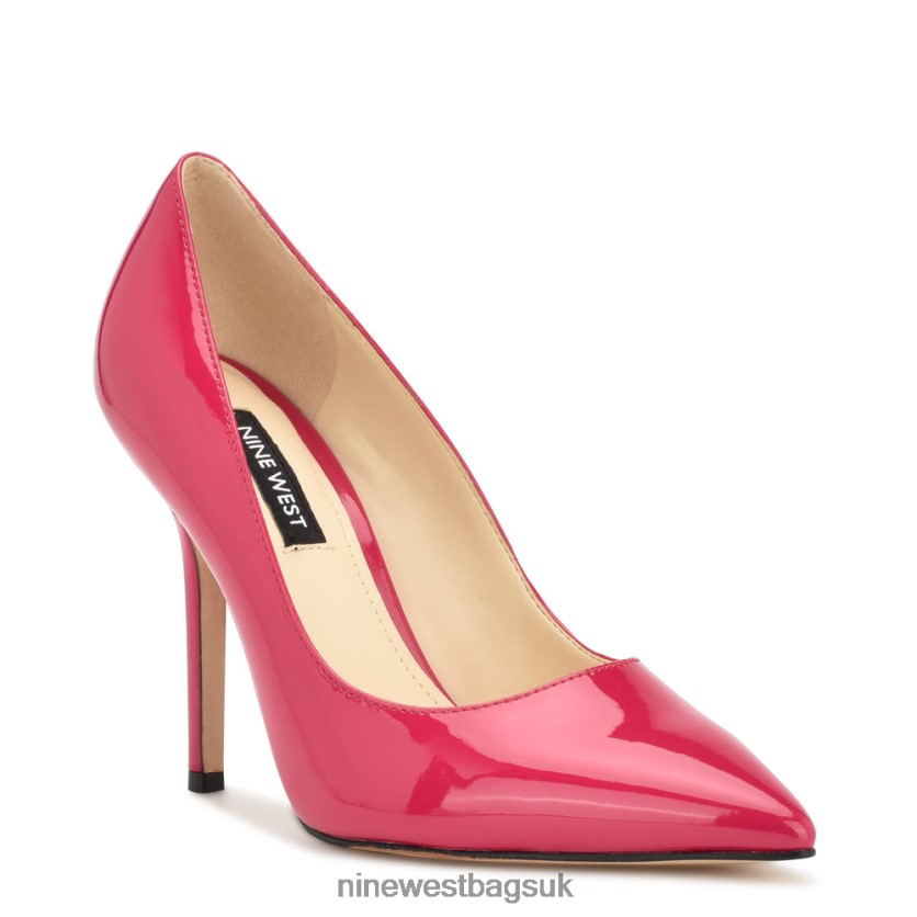 Nine West Bliss Pointy Toe Pumps RFX40B1261 - Nine West UK Magenta Patent