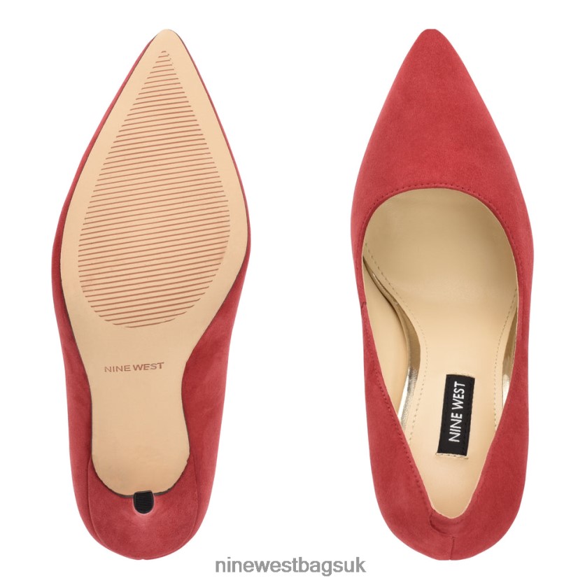 Nine West Bliss Pointy Toe Pumps RFX40B1308 - Nine West Bags UK Red Suede