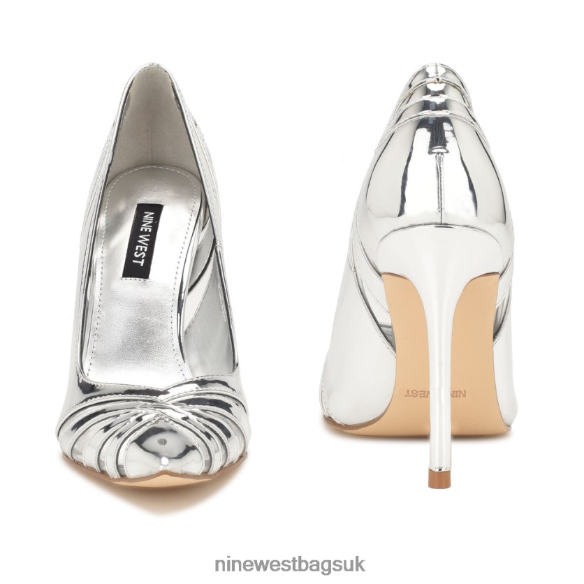 Nine West Favant Pointy Toe Pumps RFX40B1298 - Nine West Sandals UK Silver/Clear