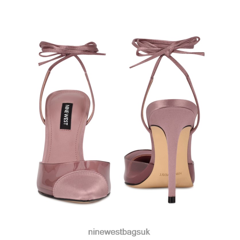Nine West Ferest Ankle Wrap Pumps RFX40B1361 - Nine West UK Pink/Clear
