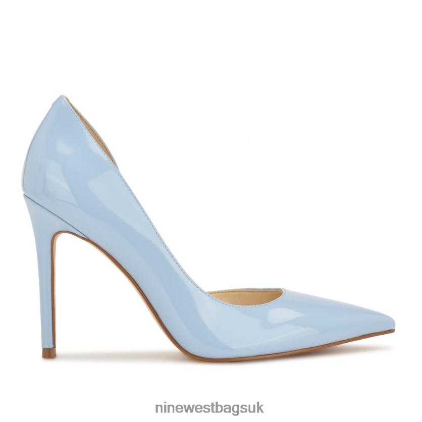Nine West Folowe d'Orsay Pointy Toe Pumps RFX40B1260 - Nine West Bags UK Baby Blue Patent