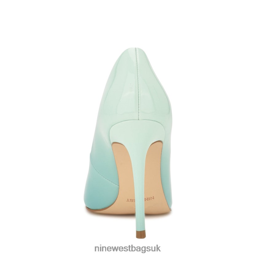 Nine West Fresh Pointy Toe Pumps RFX40B1254 - Nine West Sandals UK Blue Ombre Patent