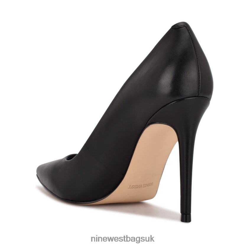 Nine West Fresh Pointy Toe Pumps RFX40B1346 - Nine West Sandals UK Black Leather