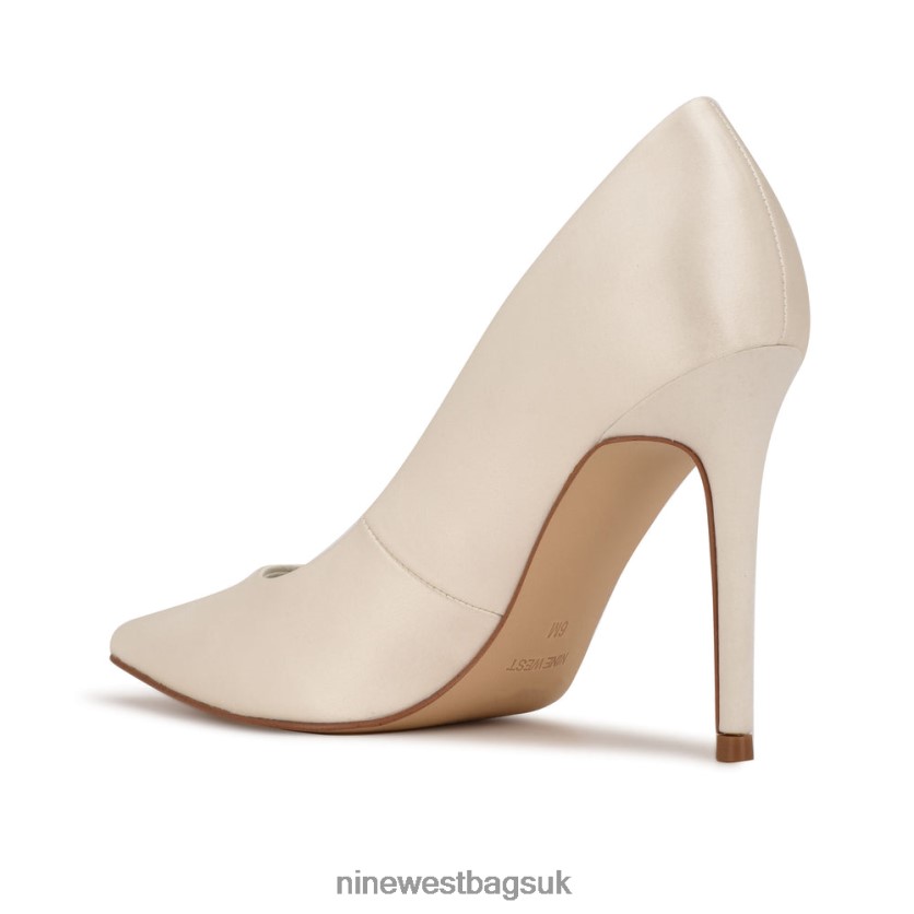 Nine West Fresh Pointy Toe Pumps RFX40B1473 - Nine West UK Ivory Satin