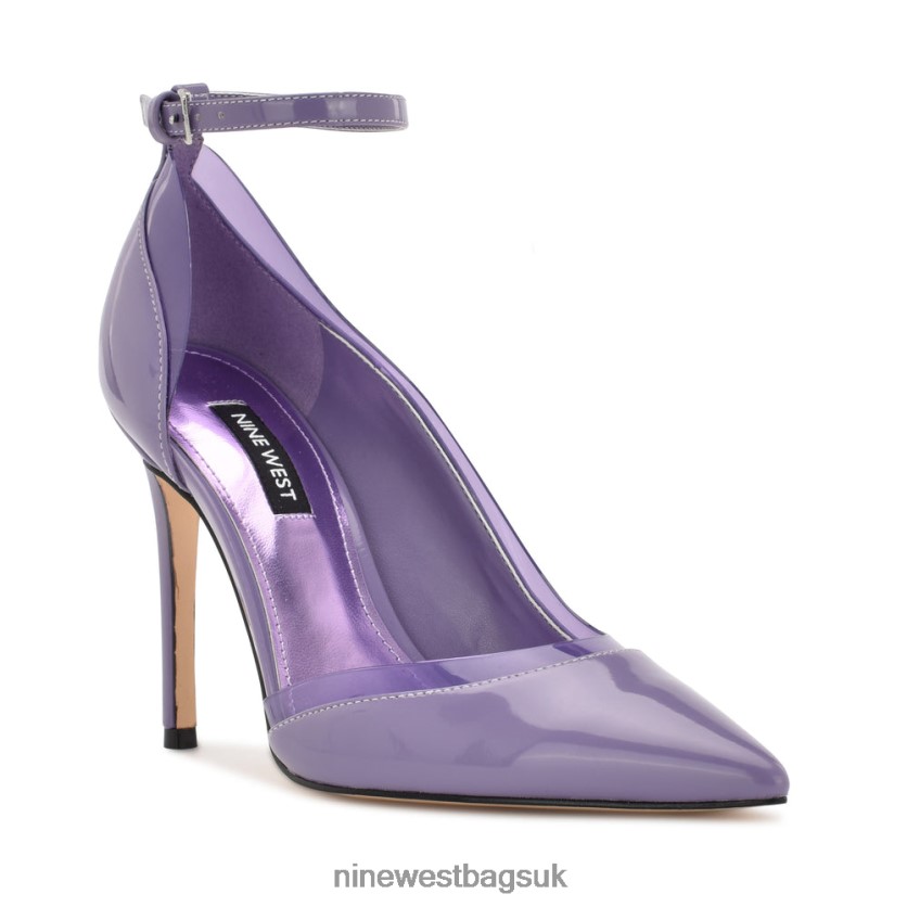 Nine West Freze Ankle Strap Pumps RFX40B1336 - Nine West Bags UK Light Purple