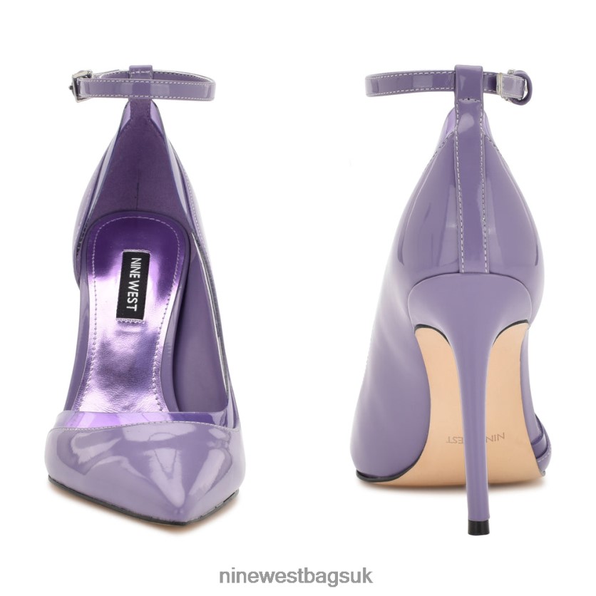 Nine West Freze Ankle Strap Pumps RFX40B1336 - Nine West Bags UK Light Purple