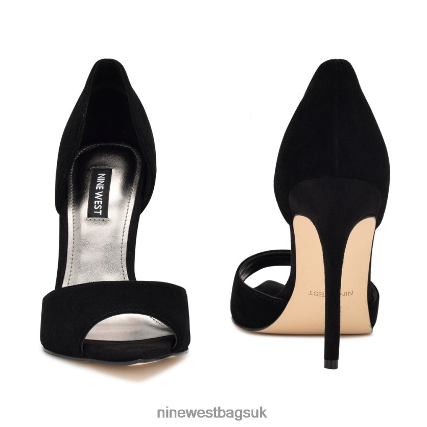 Nine West Price Peep Toe Pumps RFX40B1317 - Nine West UK Black Suede