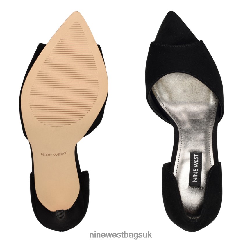 Nine West Price Peep Toe Pumps RFX40B1317 - Nine West UK Black Suede