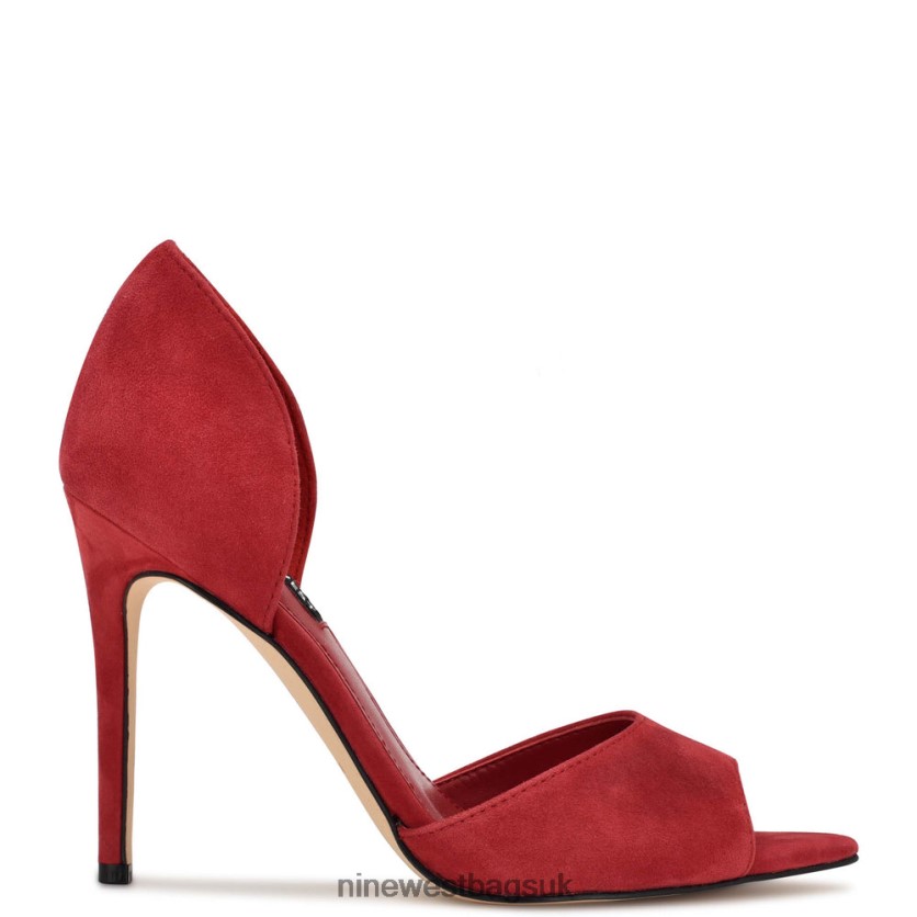 Nine West Price Peep Toe Pumps RFX40B1318 - Nine West Sandals UK Red Suede