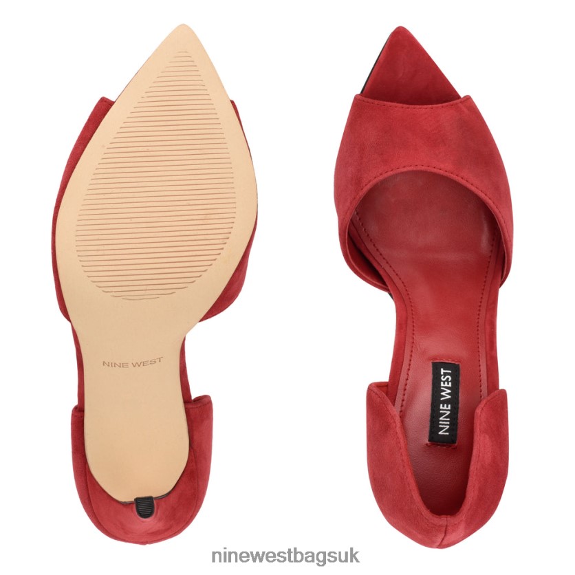 Nine West Price Peep Toe Pumps RFX40B1318 - Nine West Sandals UK Red Suede