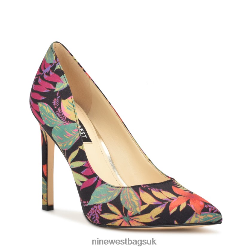 Nine West Tatiana Pointy Toe Pumps RFX40B1255 - Nine West UK Sale Tropical Floral