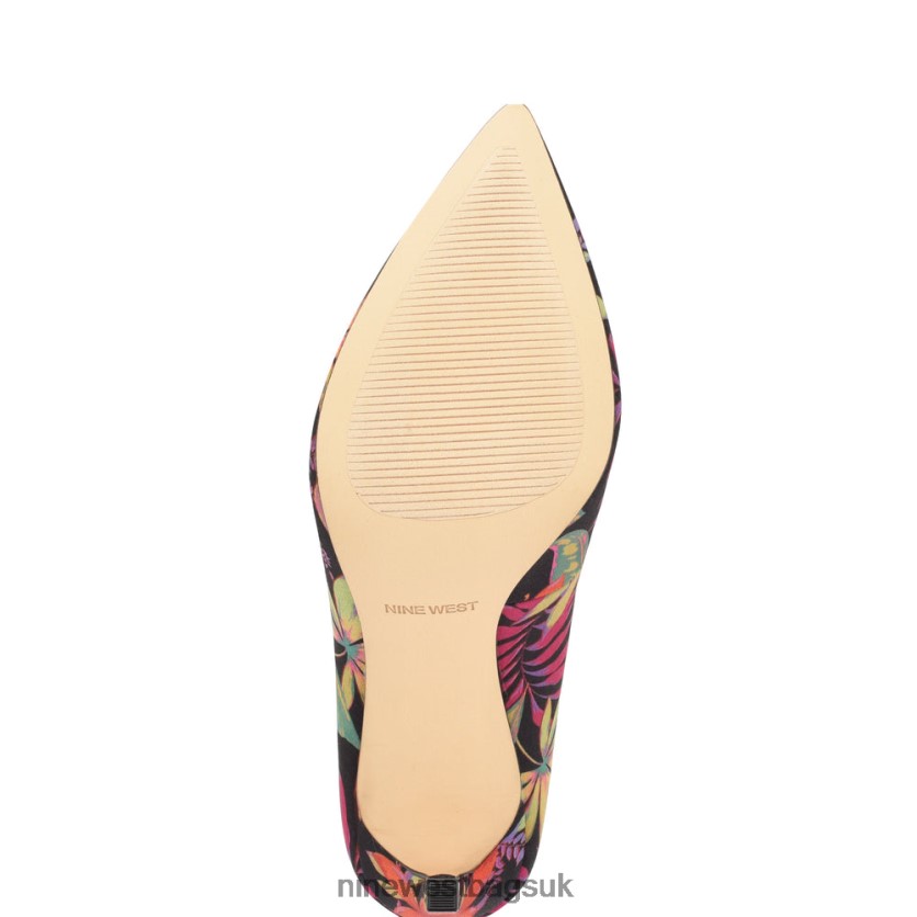 Nine West Tatiana Pointy Toe Pumps RFX40B1255 - Nine West UK Sale Tropical Floral