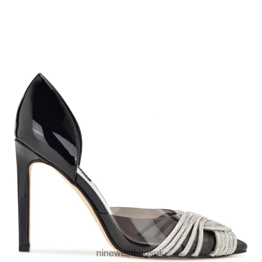 Nine West Toast d'Orsay Pumps RFX40B1297 - Nine West UK Black/Clear Crystal