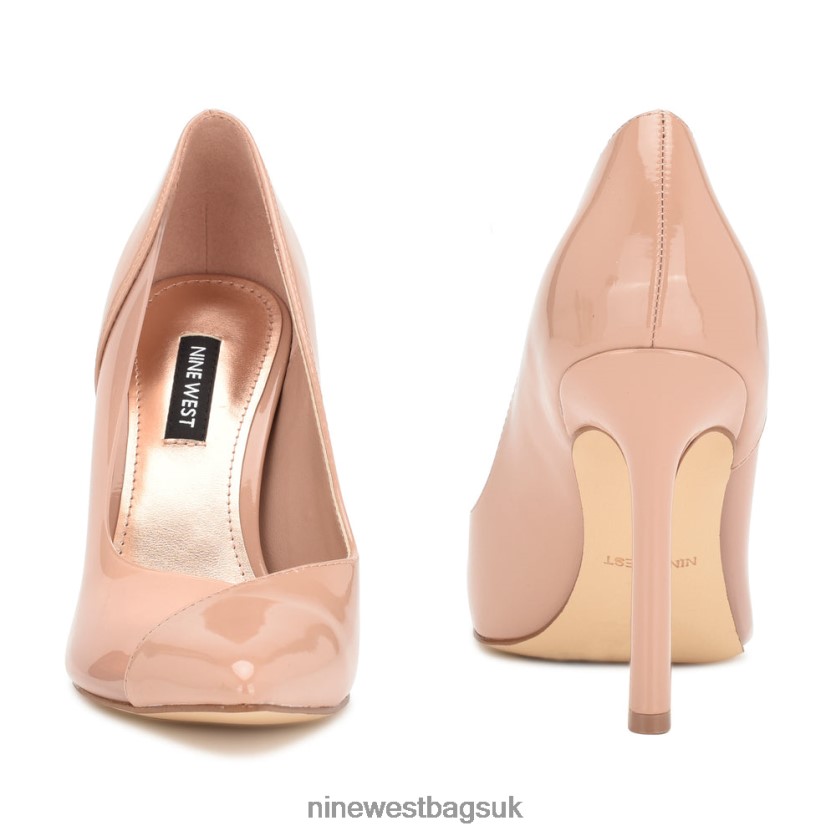 Nine West Toba Pointy Toe Pumps RFX40B1329 - Nine West UK Nude Patent