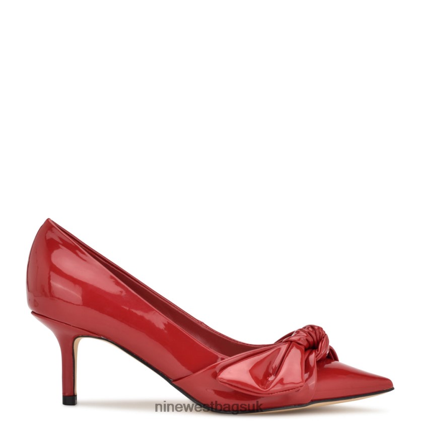 Nine West Andee Dress Pumps RFX40B1159 - Nine West UK Sale Red Patent