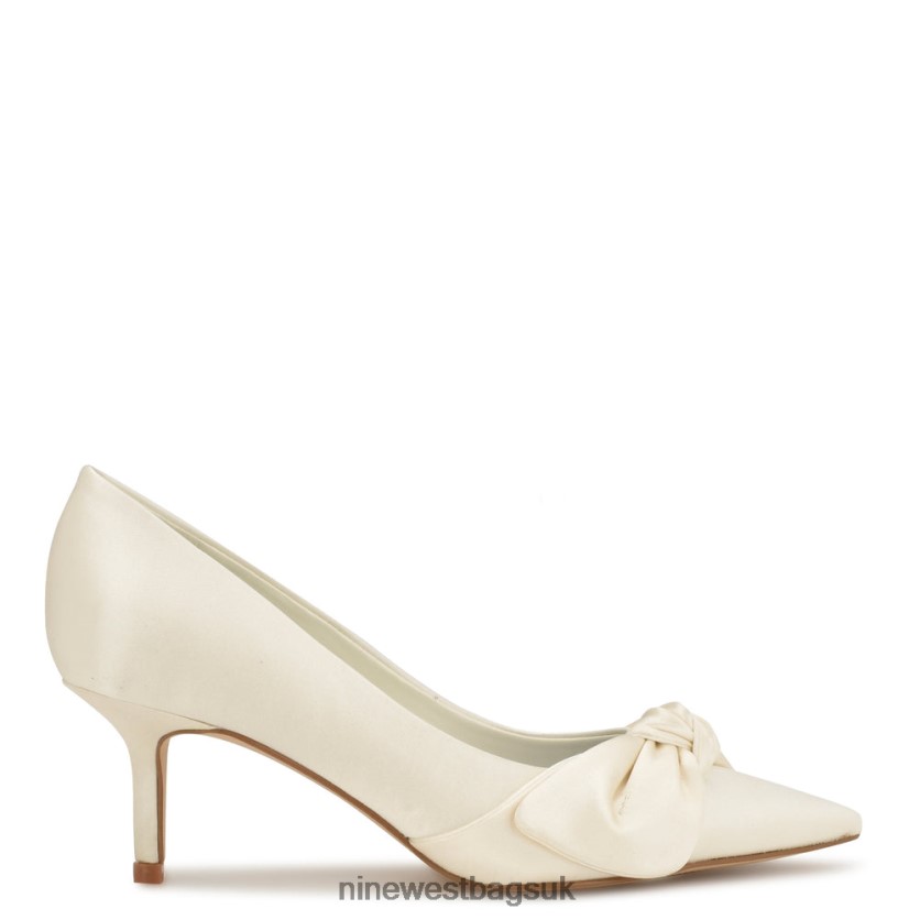 Nine West Andee Dress Pumps RFX40B1160 - Nine West Bags UK Ivory Satin