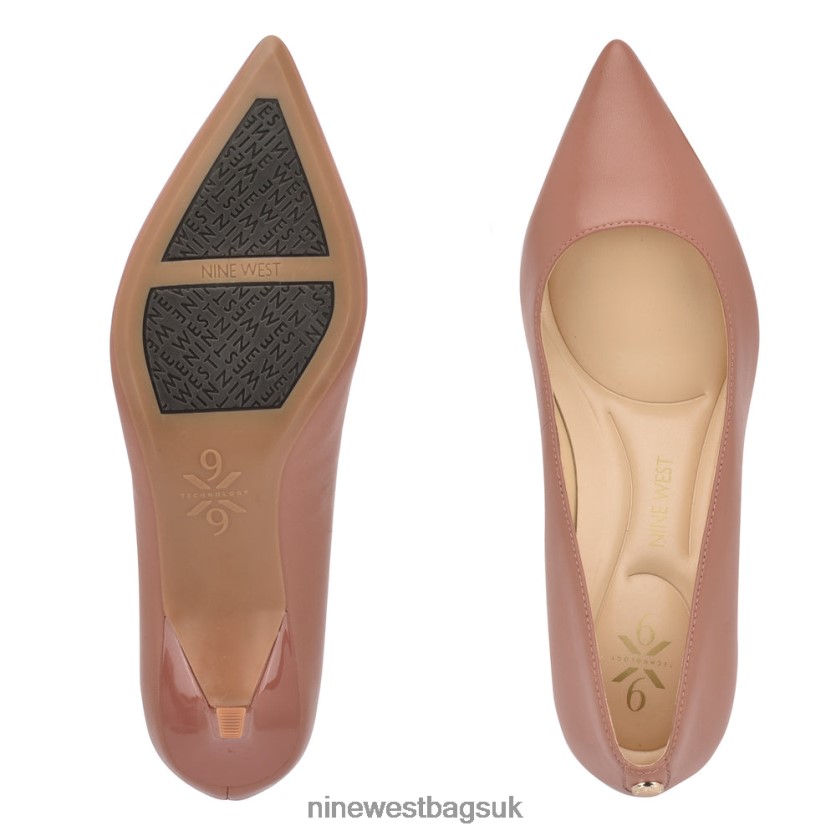 Nine West Kuna 9x9 Pointy Toe Pumps RFX40B1173 - Nine West UK Natural Leather