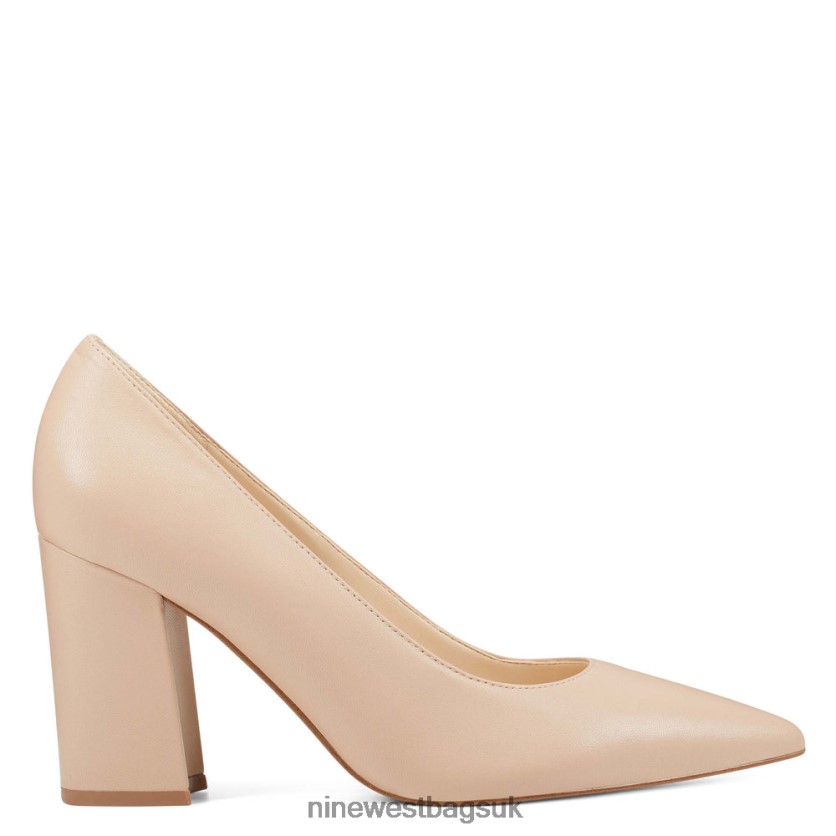 Nine West Cara Dress Pumps RFX40B1205 - Nine West UK Barely Nude Leather