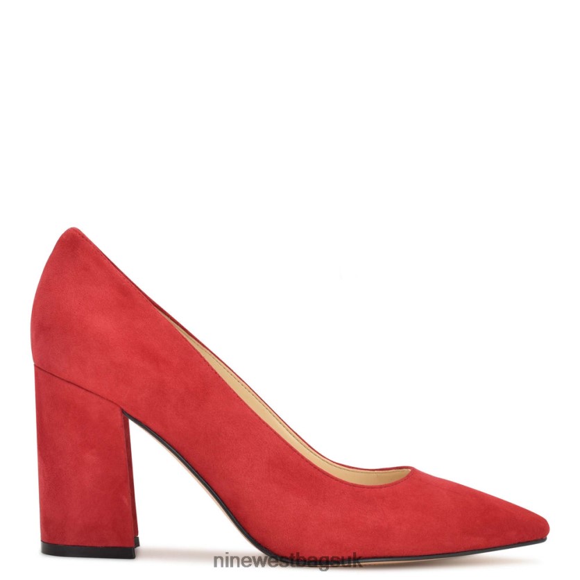 Nine West Cara Dress Pumps RFX40B1217 - Nine West UK Red Suede