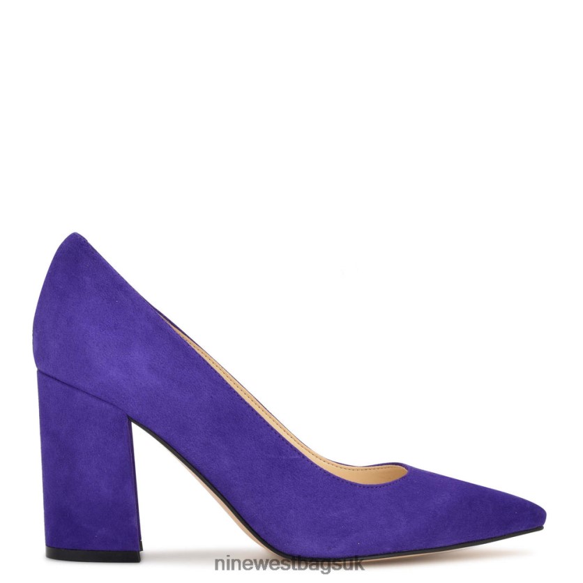 Nine West Cara Dress Pumps RFX40B1218 - Nine West Sandals UK Purple Suede