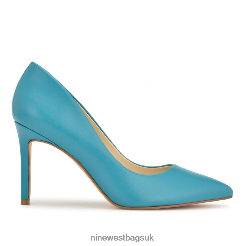 Nine West Ezra Pointy Toe Pumps RFX40B1182 - Nine West Sandals UK Dark Aqua Blue