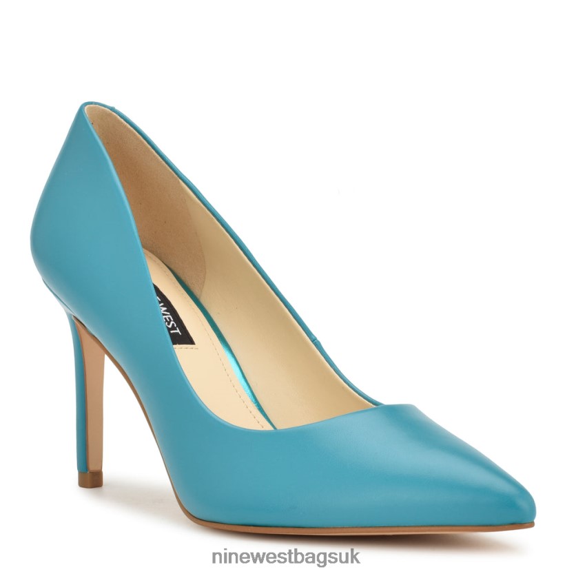 Nine West Ezra Pointy Toe Pumps RFX40B1182 - Nine West Sandals UK Dark Aqua Blue