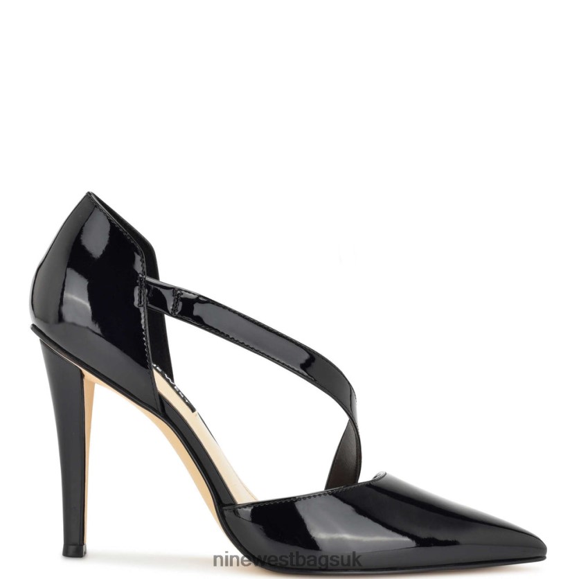 Nine West Flier Pointy Toe Pumps RFX40B1201 - Nine West UK Black Patent