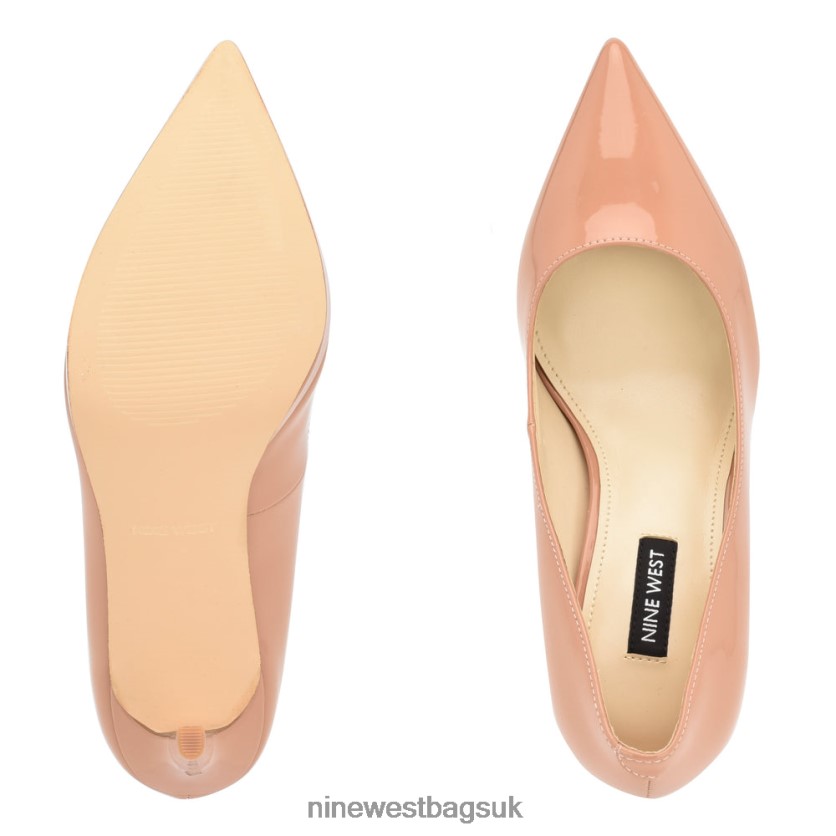 Nine West Shelbe Platform Pumps RFX40B1195 - Nine West UK Sale Nude Patent