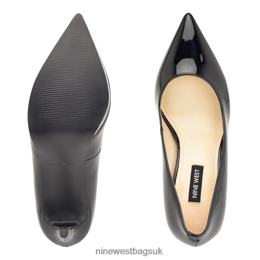 Nine West Shelbe Platform Pumps RFX40B1196 - Nine West Bags UK Black Patent