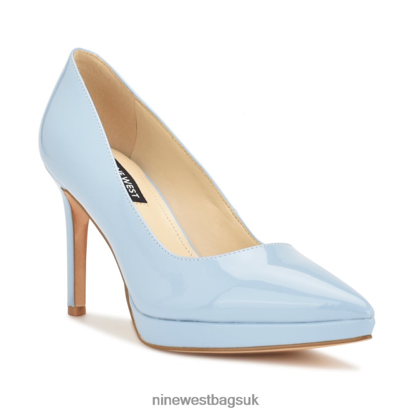 Nine West Shelbe Platform Pumps RFX40B1197 - Nine West UK Baby Blue Patent