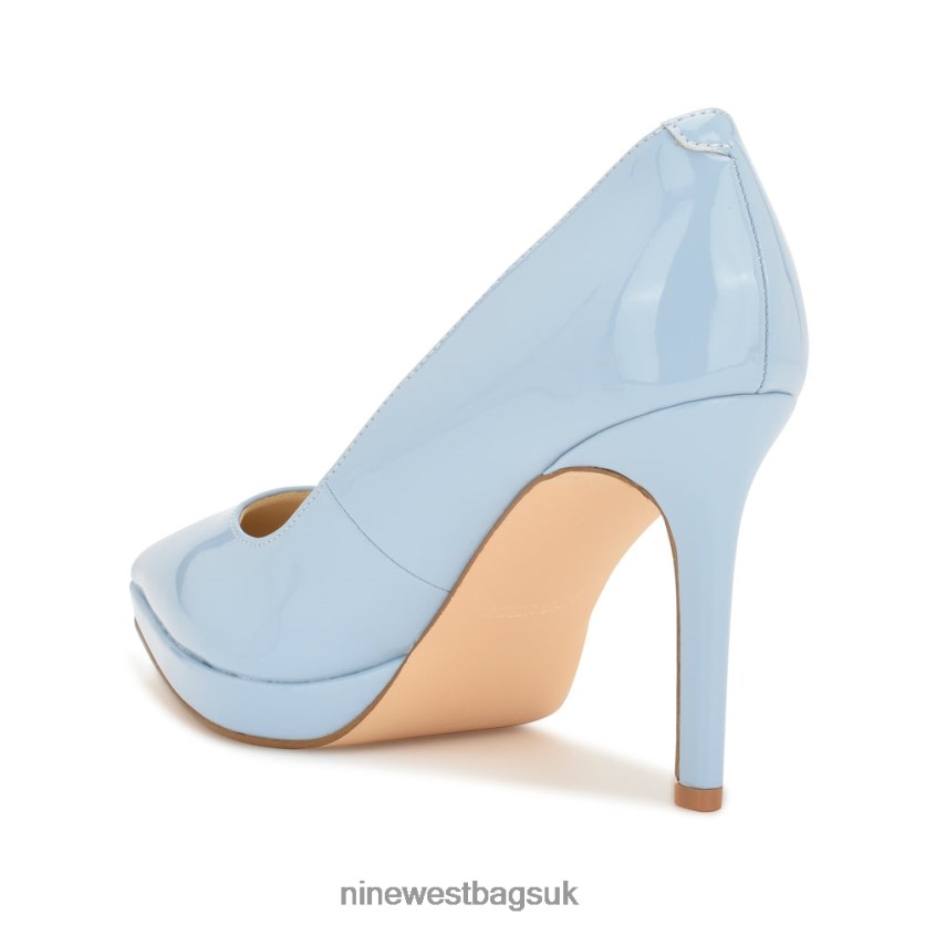 Nine West Shelbe Platform Pumps RFX40B1197 - Nine West UK Baby Blue Patent