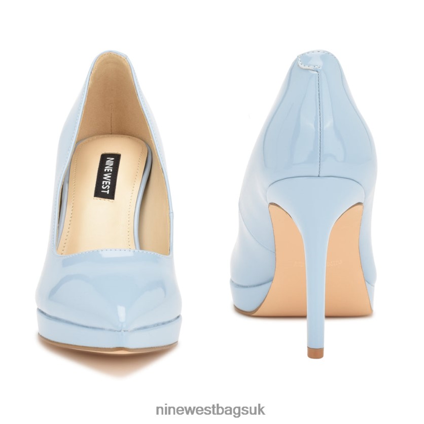 Nine West Shelbe Platform Pumps RFX40B1197 - Nine West UK Baby Blue Patent