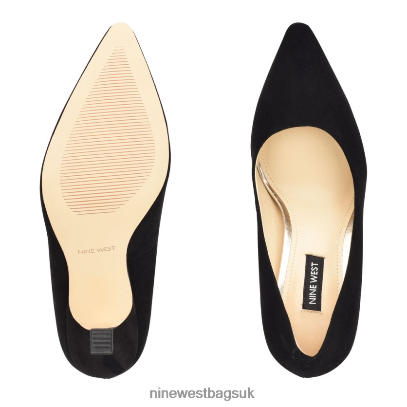 Nine West Sorts Pointy Toe Pumps RFX40B1192 - Nine West Bags UK Black Suede