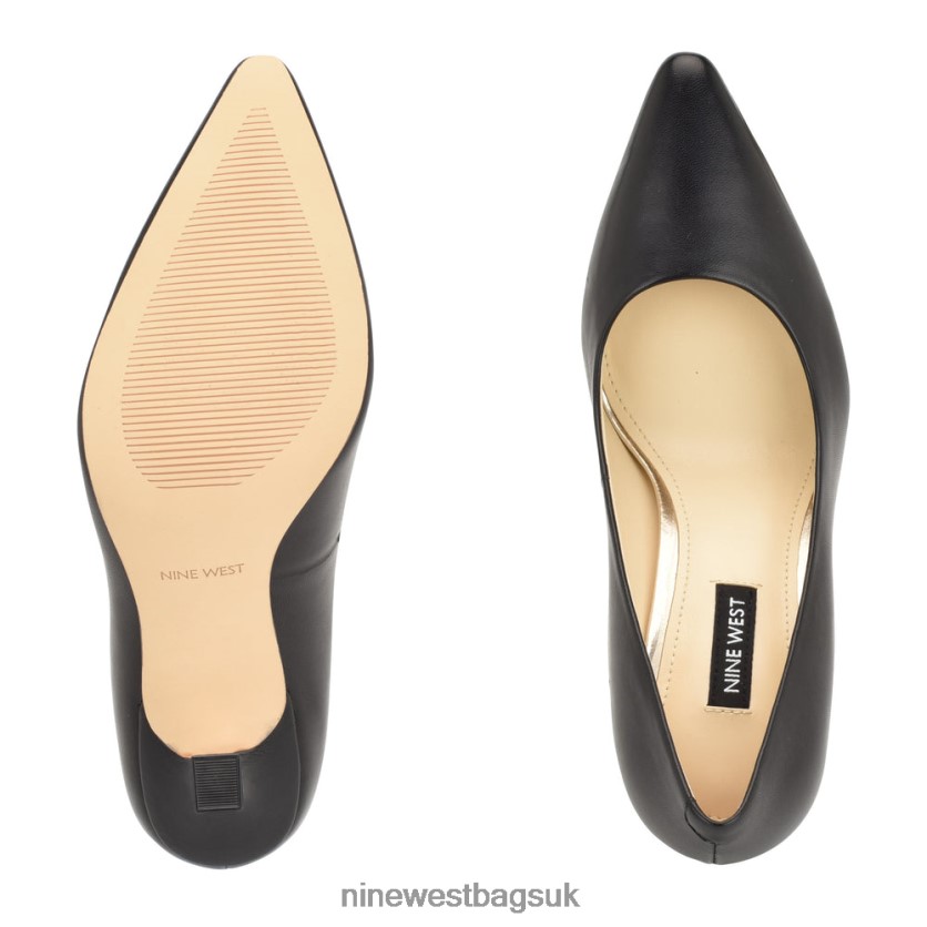 Nine West Sorts Pointy Toe Pumps RFX40B1193 - Nine West UK Black Leather