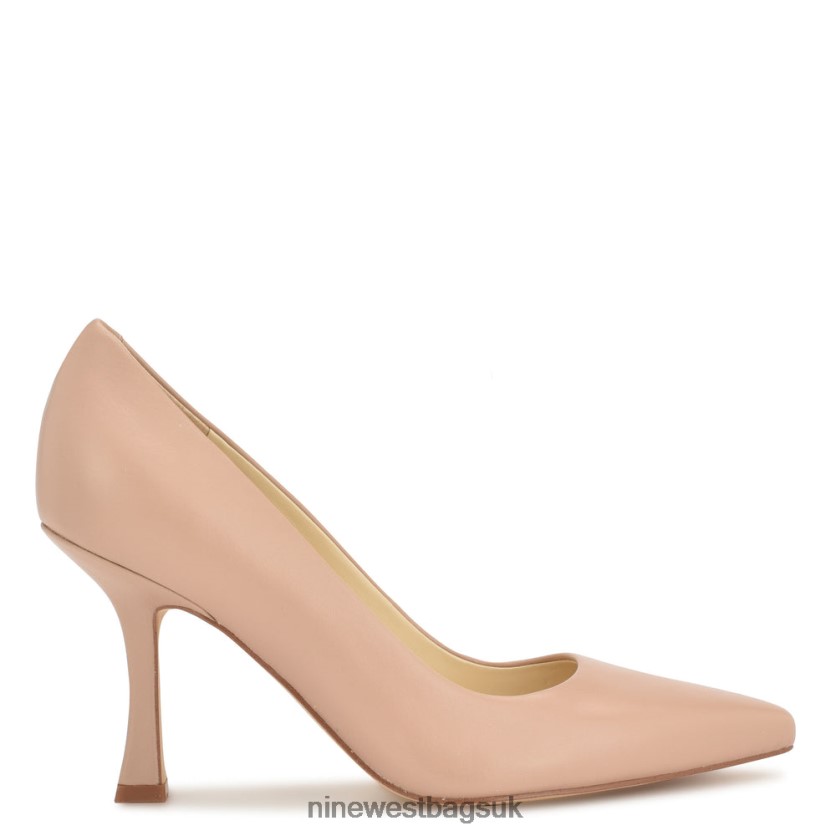 Nine West Sorts Pointy Toe Pumps RFX40B1194 - Nine West Sandals UK Barely Nude Leather