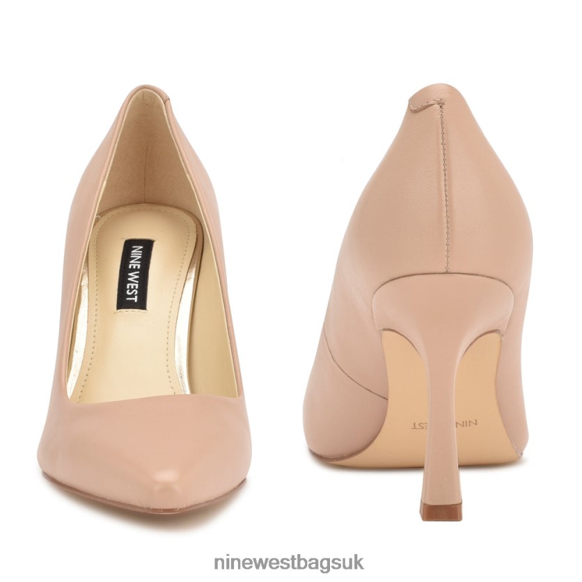 Nine West Sorts Pointy Toe Pumps RFX40B1194 - Nine West Sandals UK Barely Nude Leather