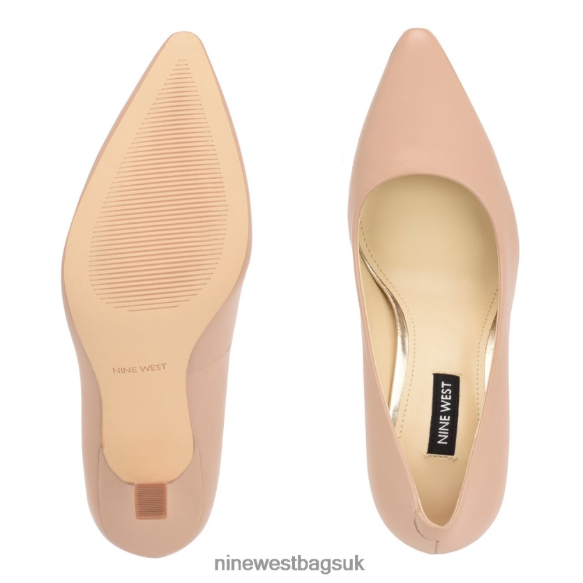 Nine West Sorts Pointy Toe Pumps RFX40B1194 - Nine West Sandals UK Barely Nude Leather