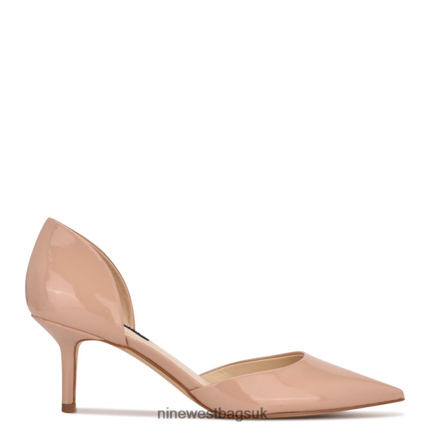 Nine West Arive Pointy Toe Pumps RFX40B2164 - Nine West Bags UK Barely Nude Patent