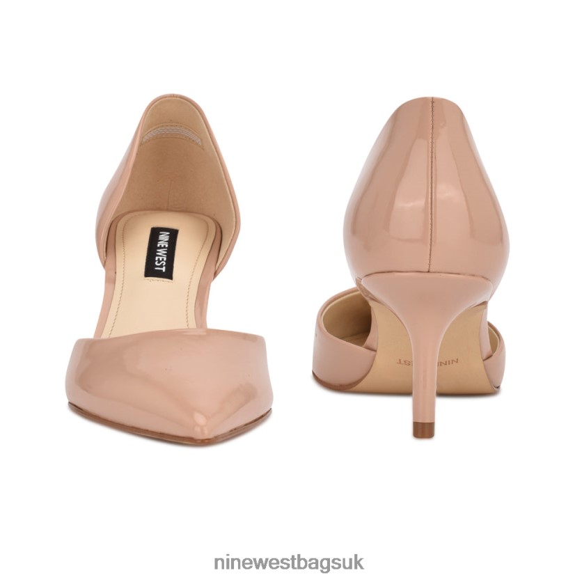 Nine West Arive Pointy Toe Pumps RFX40B2164 - Nine West Bags UK Barely Nude Patent