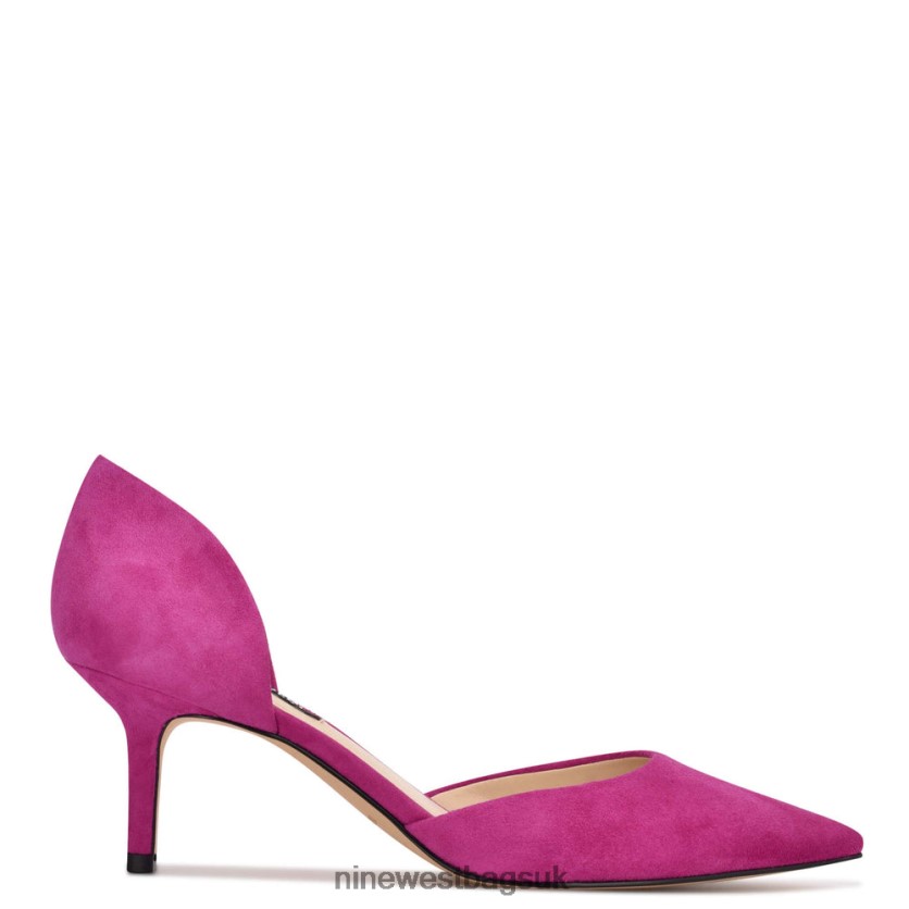 Nine West Arive Pointy Toe Pumps RFX40B942 - Nine West Sandals UK Pink Suede