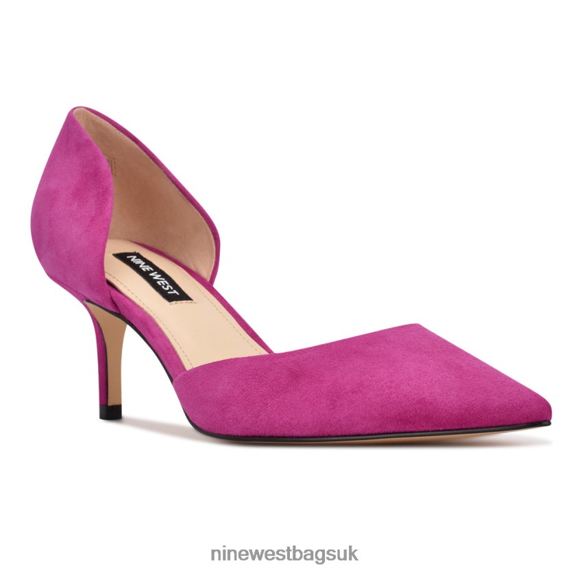 Nine West Arive Pointy Toe Pumps RFX40B942 - Nine West Sandals UK Pink Suede