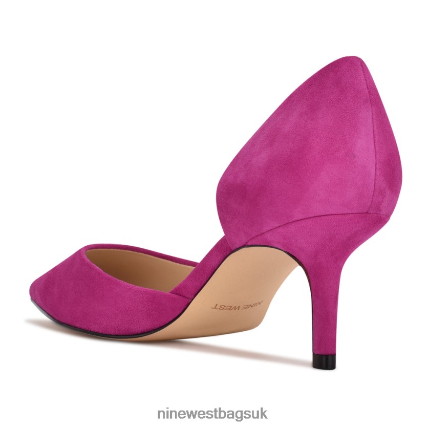 Nine West Arive Pointy Toe Pumps RFX40B942 - Nine West Sandals UK Pink Suede