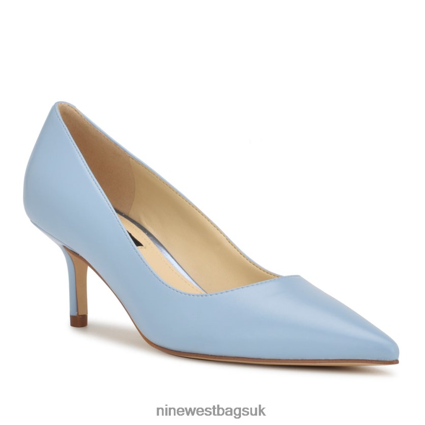 Nine West Arlene Pointy Toe Pumps RFX40B1743 - Nine West UK Sale Light Blue