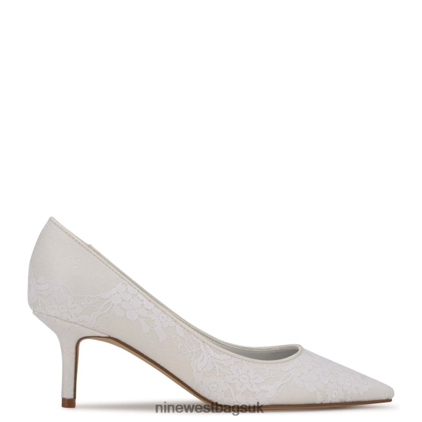 Nine West Arlene Pointy Toe Pumps RFX40B2066 - Nine West Sandals UK Ivory Lace