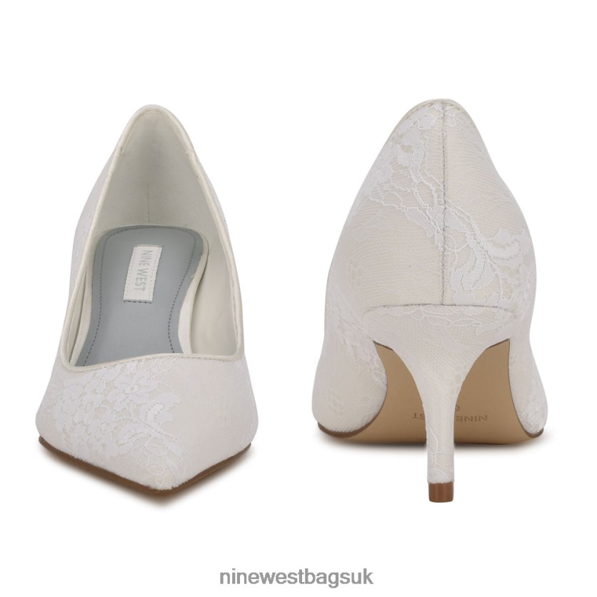 Nine West Arlene Pointy Toe Pumps RFX40B2066 - Nine West Sandals UK Ivory Lace