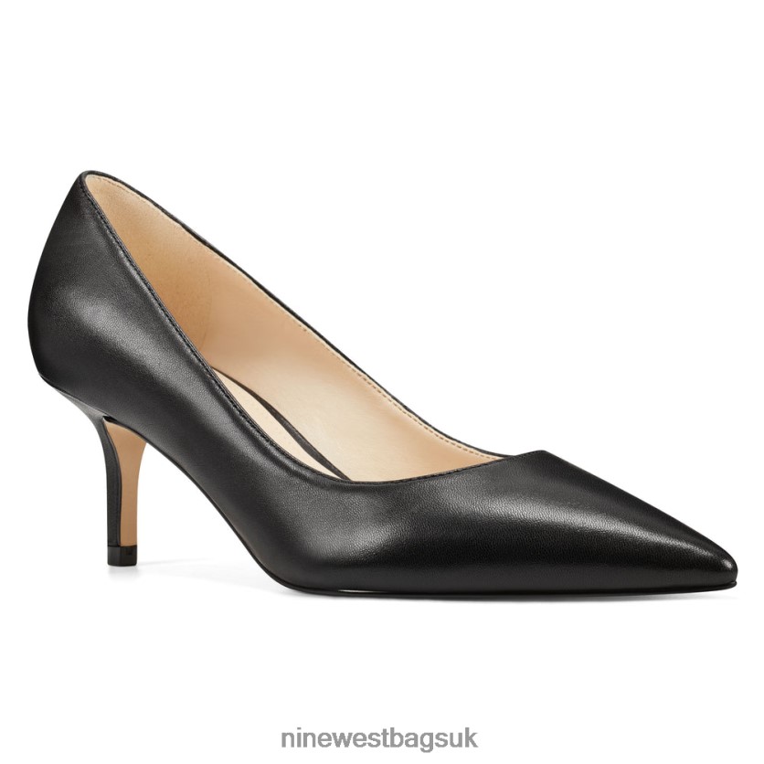 Nine West Arlene Pointy Toe Pumps RFX40B2369 - Nine West UK Black Leather