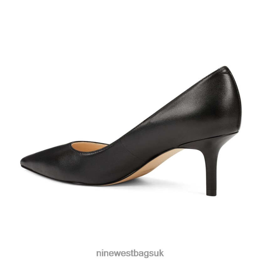 Nine West Arlene Pointy Toe Pumps RFX40B2369 - Nine West UK Black Leather