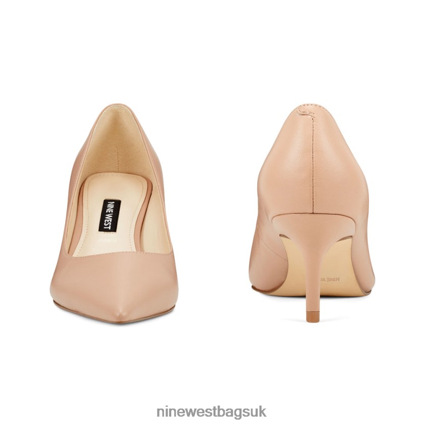 Nine West Arlene Pointy Toe Pumps RFX40B2376 - Nine West Bags UK Blush Leather